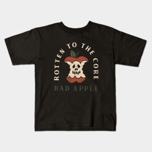 Rotten To The Core Bad Apple Daughter Kids T-Shirt